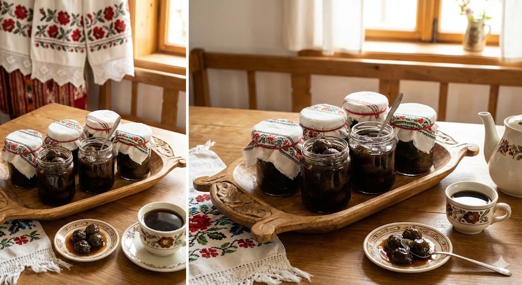 Dulceață de nuci verzi