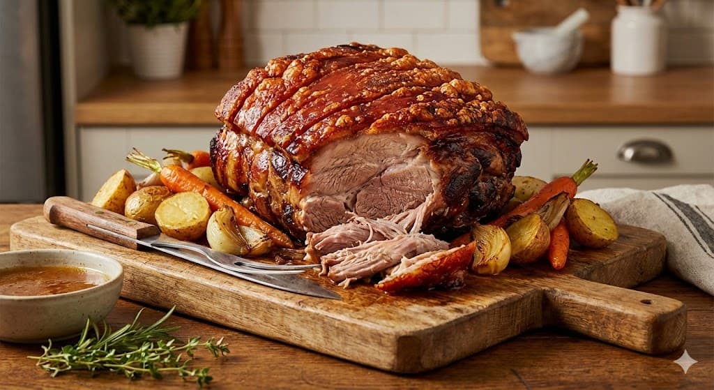 Ceafă de porc la cuptor (Pulled Pork / Friptură lentă)