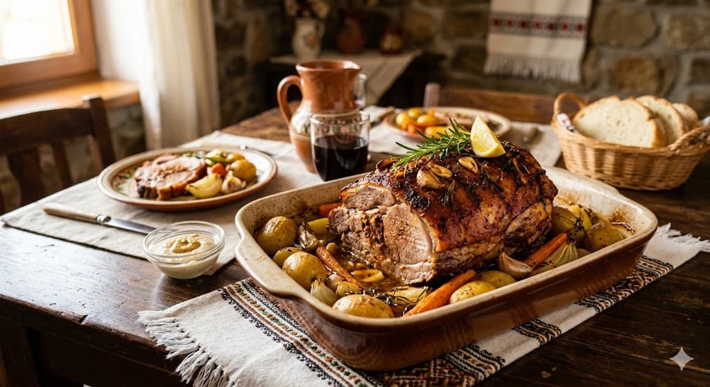 Friptură de porc la cuptor