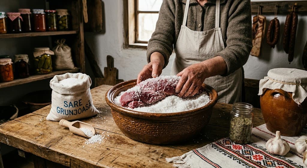 Mușchi de porc la sare